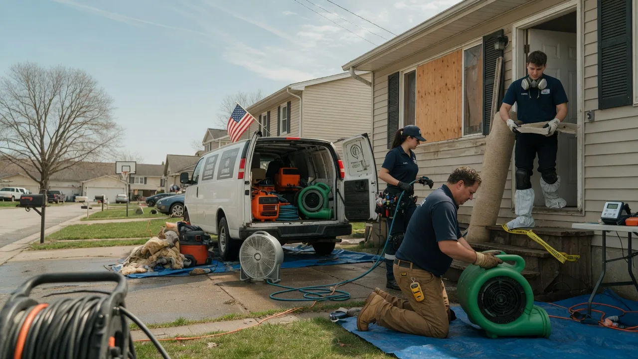Water Damage Restoration in Kouts, IN near me